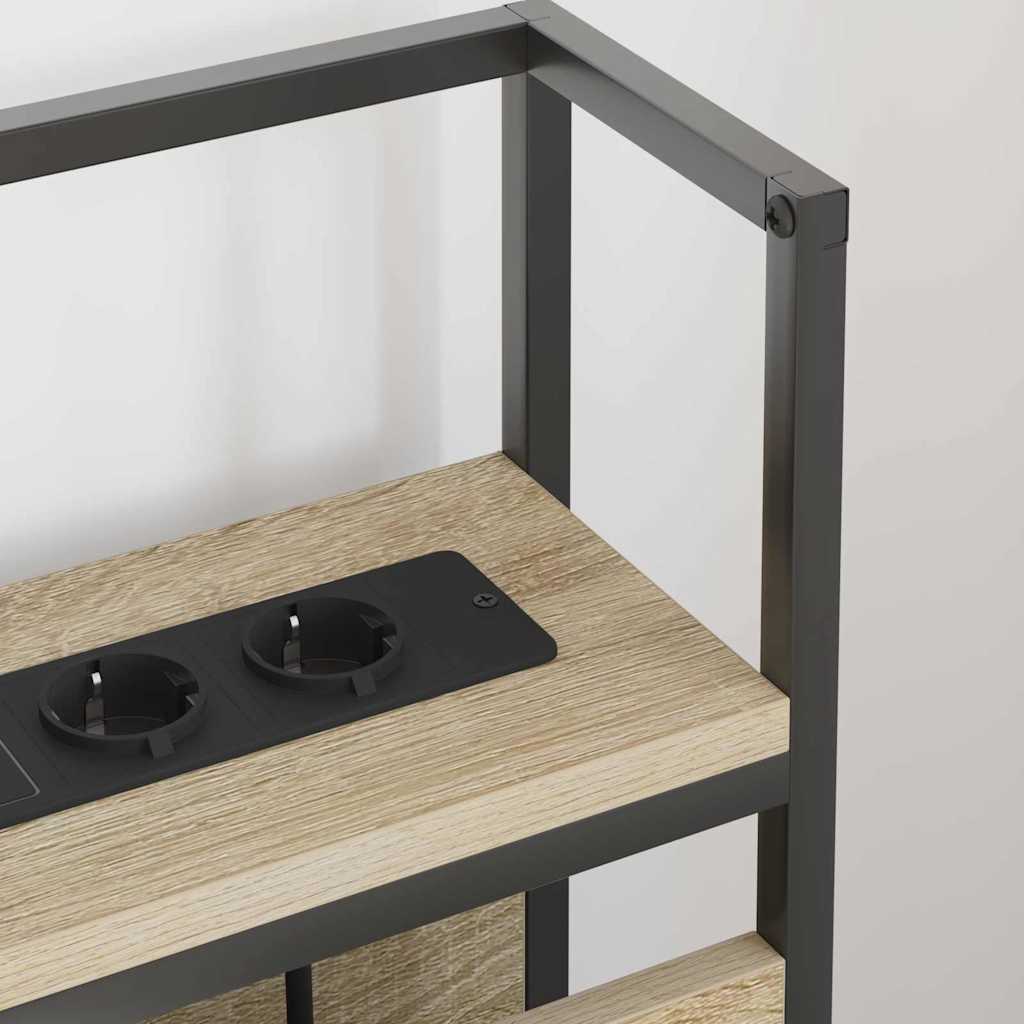 vidaXL Κεφαλάρι Αποθήκης με ράφι Sonoma Δρυς 180 cm Επεξεργασμένο ξύλο