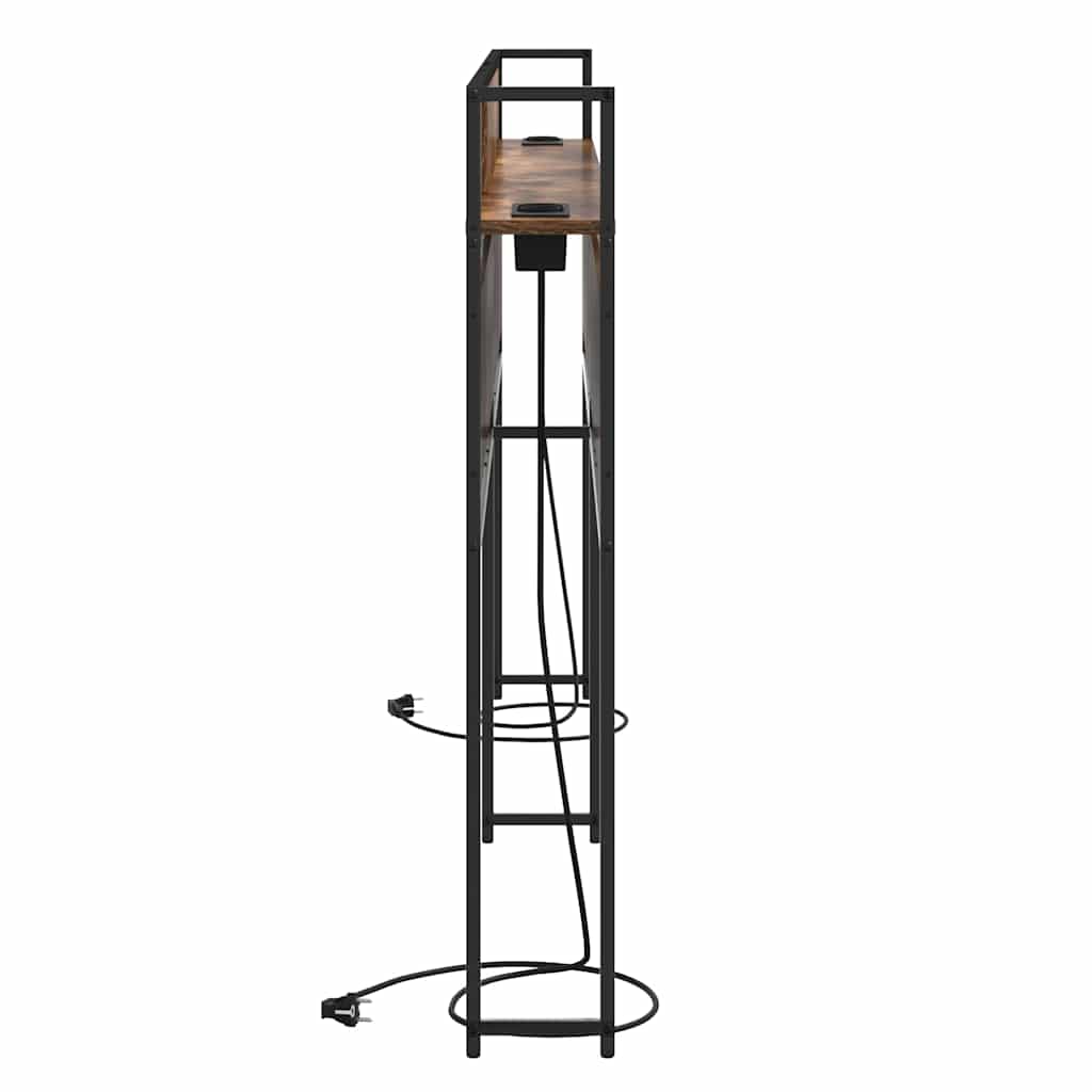 vidaXL Κεφαλάρι Αποθήκης Καπνιστή δρυς 180 cm Επεξεργασμένο ξύλο