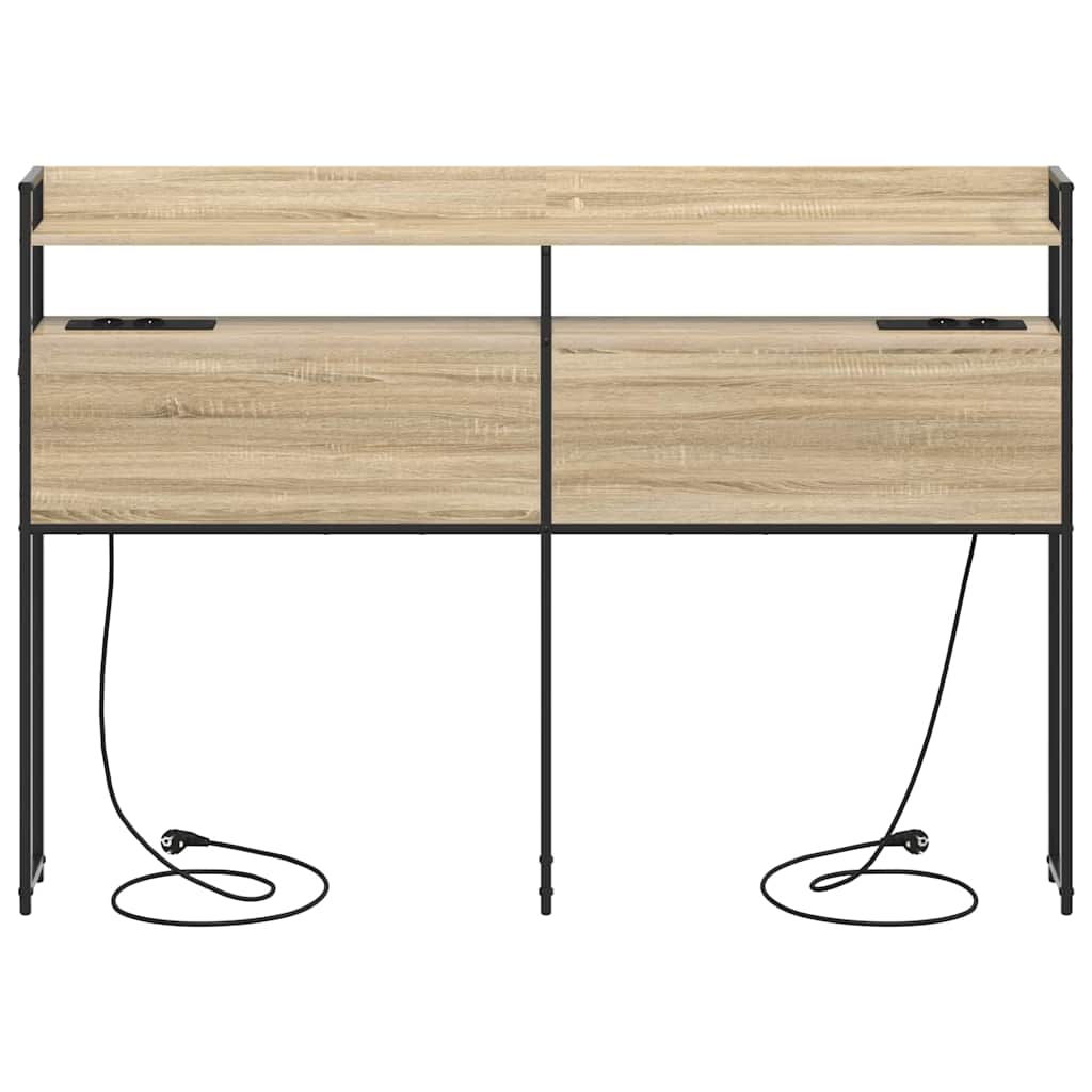 vidaXL Κεφαλάρι με ράφι Sonoma Δρυς 150 cm Επεξεργασμένο ξύλο