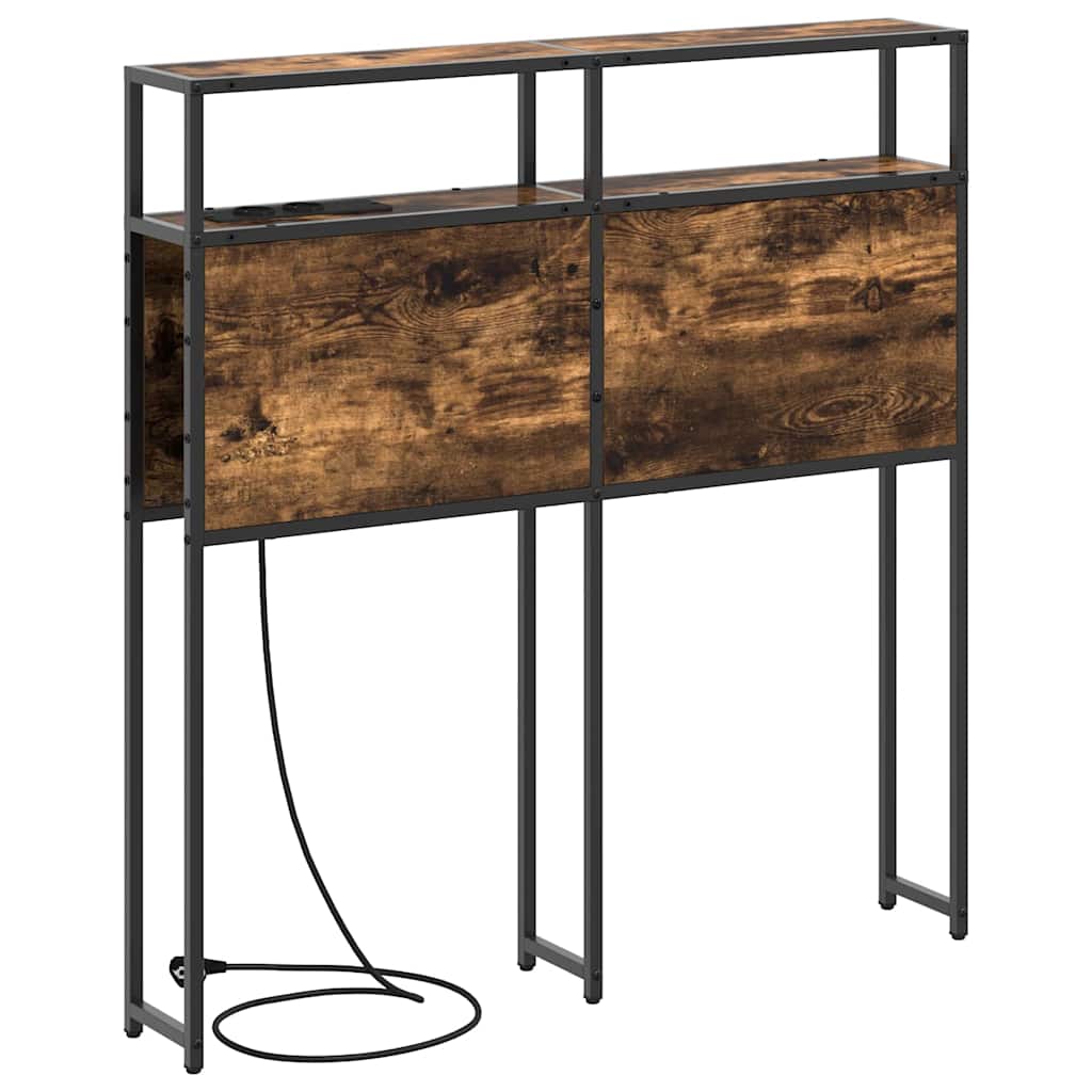 vidaXL Κεφαλάρι Αποθήκης Καπνιστή δρυς 90 cm Επεξεργασμένο ξύλο