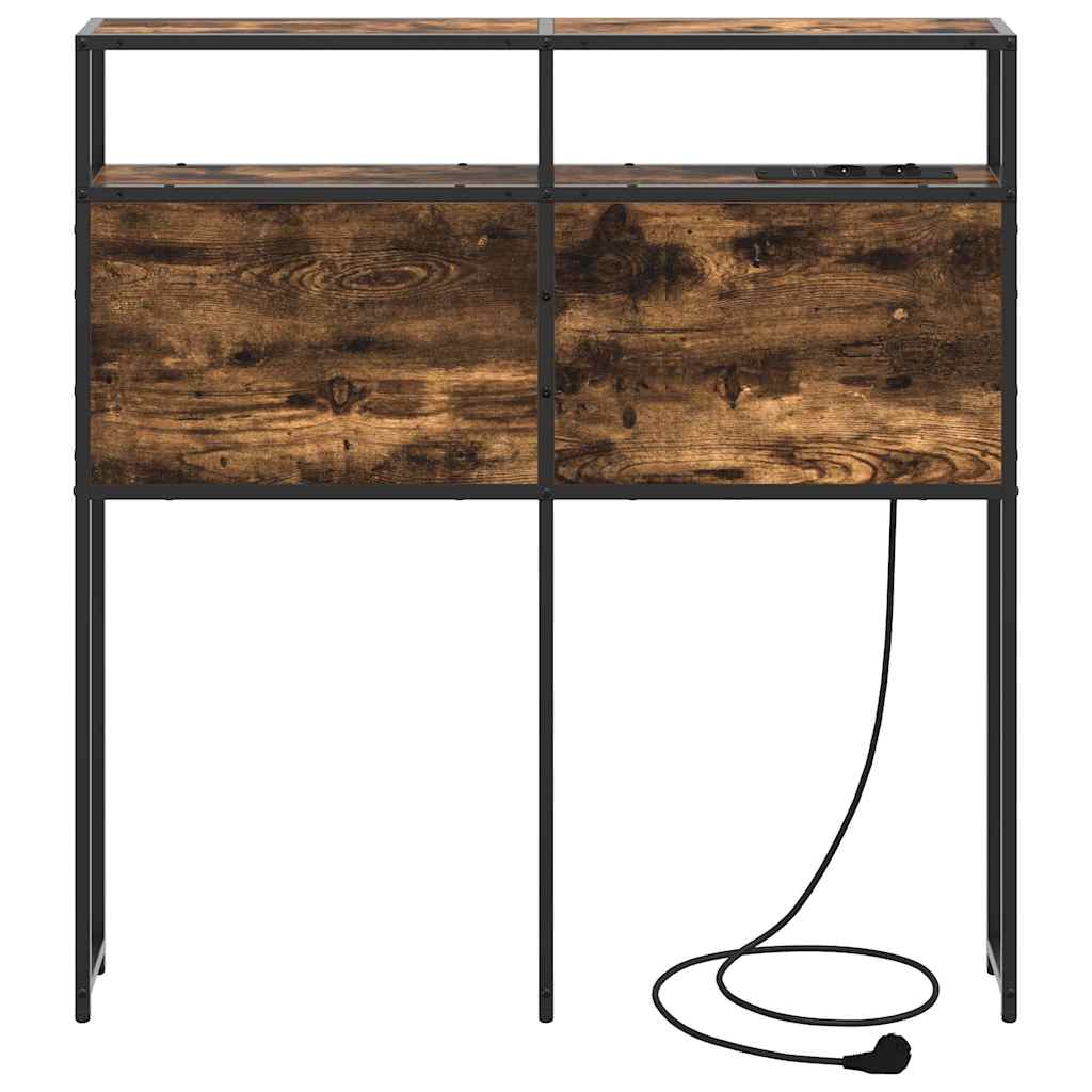 vidaXL Κεφαλάρι Αποθήκης Καπνιστή δρυς 90 cm Επεξεργασμένο ξύλο