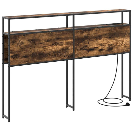 vidaXL Κεφαλάρι Αποθήκης Καπνιστή δρυς 120 cm Επεξεργασμένο ξύλο