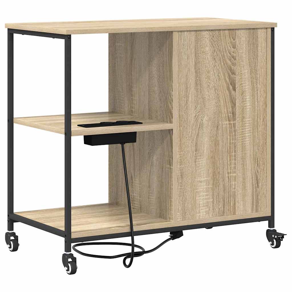 vidaXL Γραφείο Ντουλάπι Sonoma Δρυς 76 x 41 x 72 cm Επεξεργασμένο ξύλο