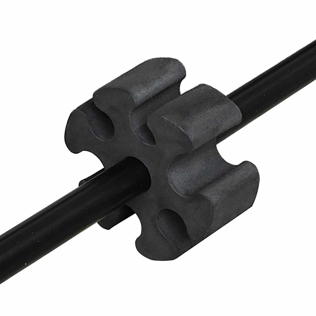 vidaXL Δίχτυ Τένις Μαύρο και κόκκινο 595 x 90.5 x 87 εκ. Πολυεστέρας