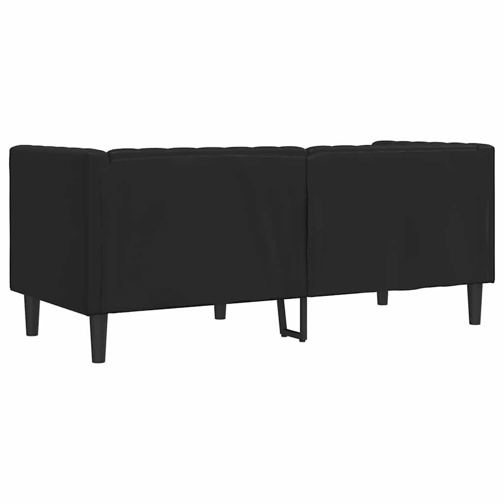 vidaXL Καναπές Μαύρο 174 x 74,5 x 70,5 εκ. PVC