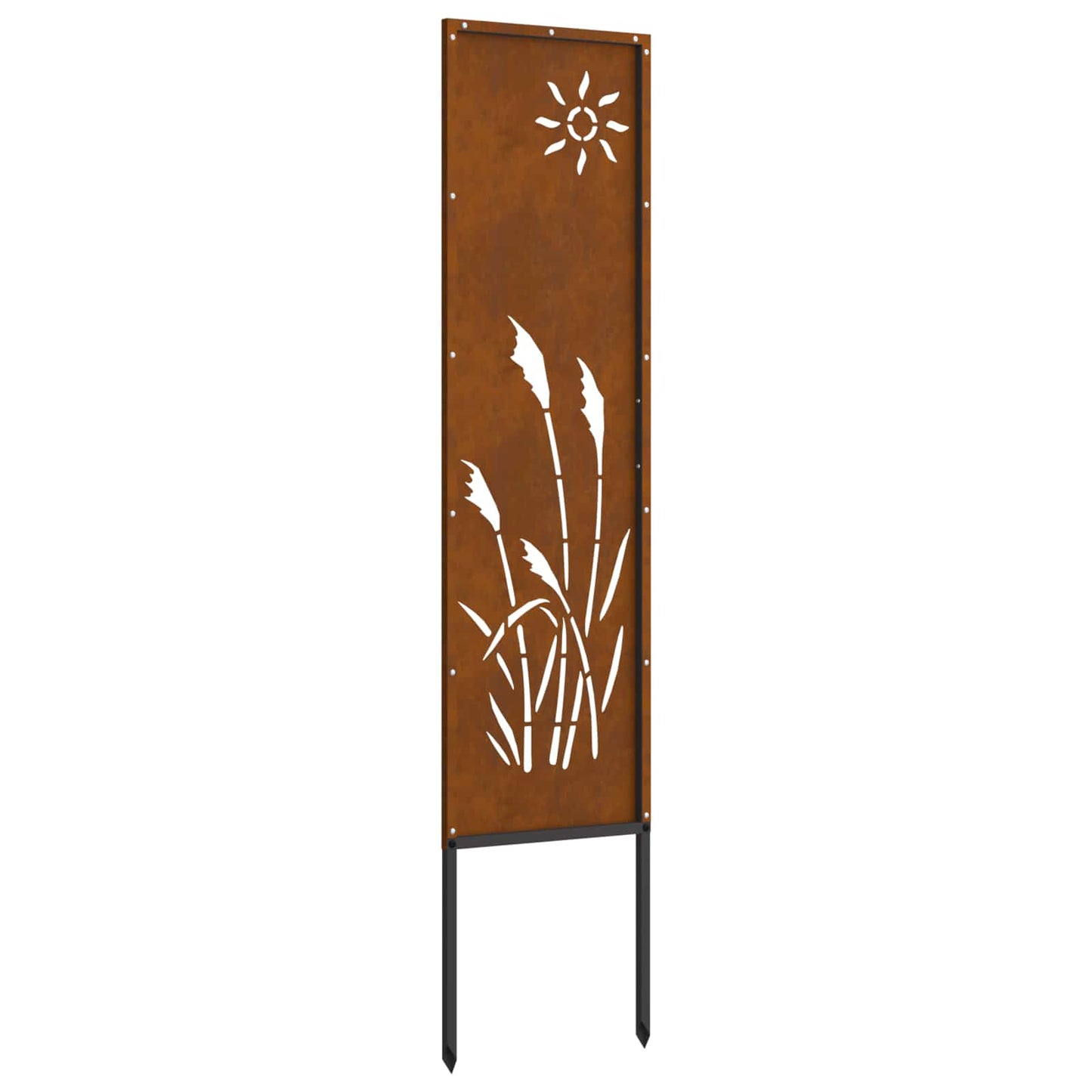 vidaXL Οθόνη Ιδιωτικότητας Κήπου Σκ rusty 32 χ 140 εκ
