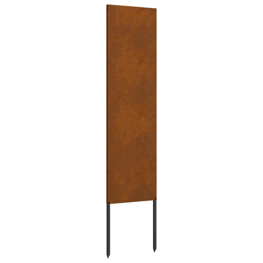 vidaXL Οθόνη Ιδιωτικότητας Κήπου Σκ rusty 32 χ 140 εκ