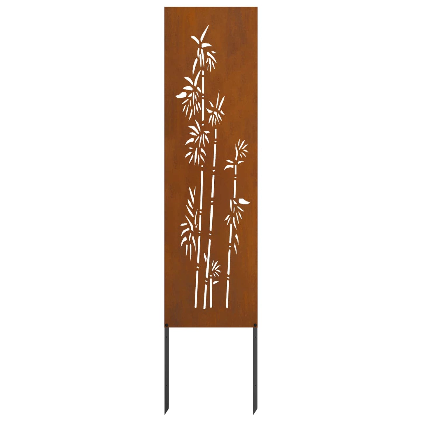 vidaXL Οθόνη Ιδιωτικότητας Κήπου Floral Σκ rusty 32 χ 140 εκ