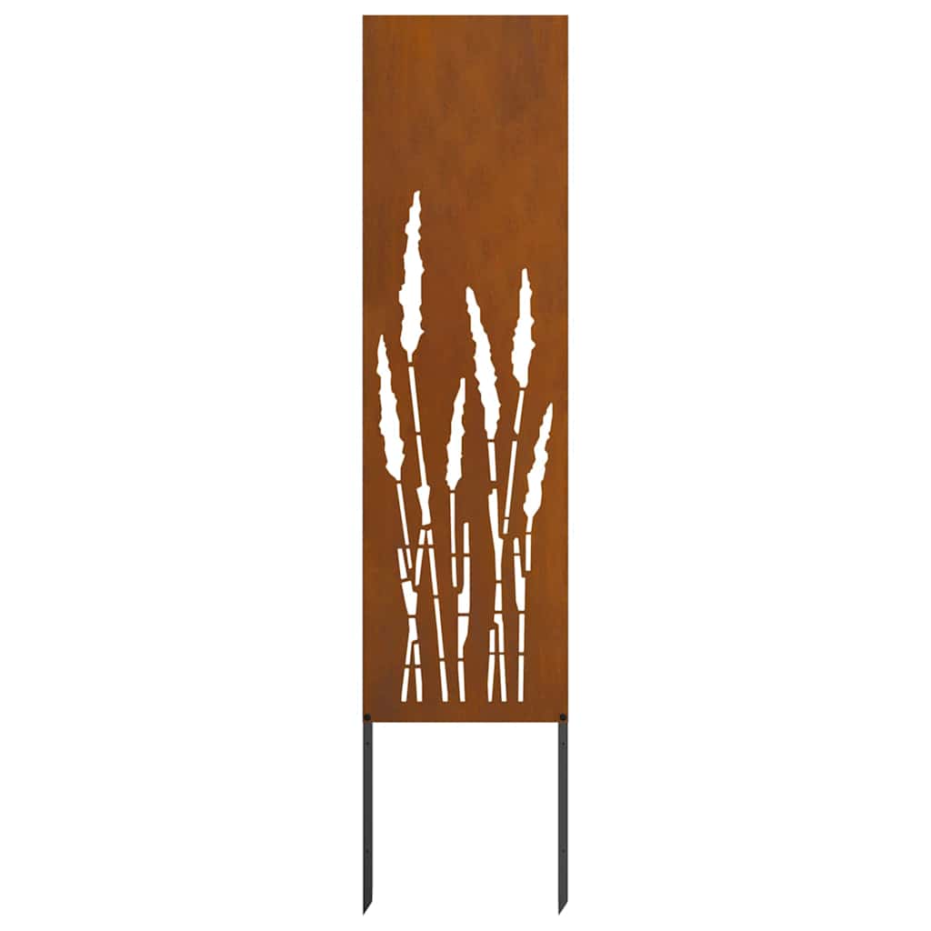 vidaXL Οθόνη Ιδιωτικότητας Κήπου Σκ rusty 32 χ 140 εκ