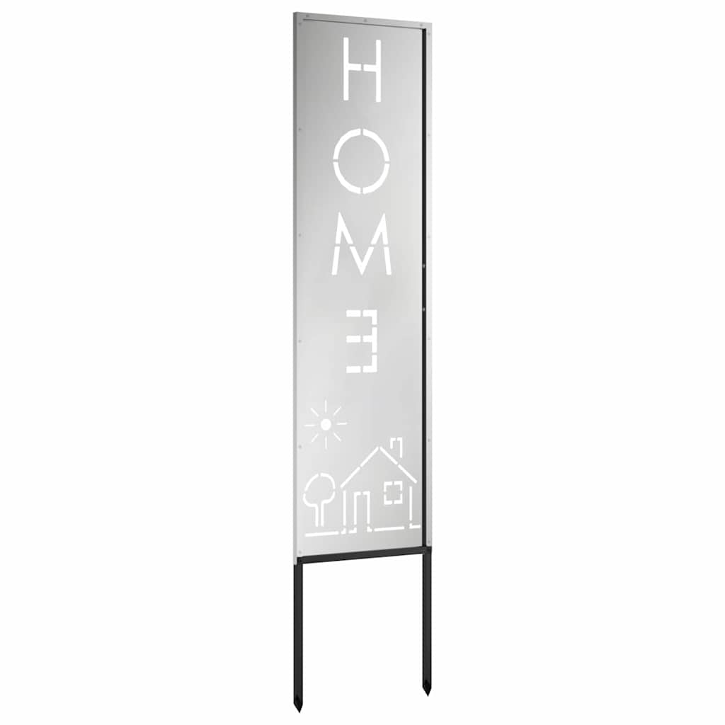 vidaXL Οθόνη Ιδιωτικότητας Κήπου Μαιανδρικό σχέδιο Ασημί 32 χ 140 εκ