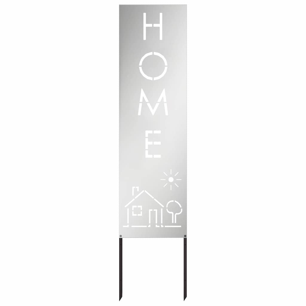 vidaXL Οθόνη Ιδιωτικότητας Κήπου Μαιανδρικό σχέδιο Ασημί 32 χ 140 εκ