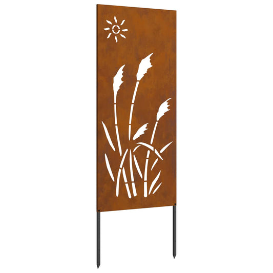 vidaXL Οθόνη Ιδιωτικότητας Κήπου Σκ rusty 50 x 140 εκ