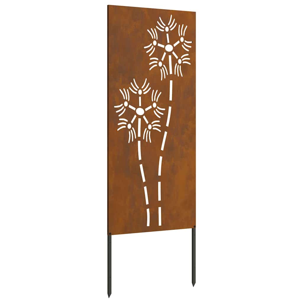 vidaXL Οθόνη Ιδιωτικότητας Κήπου Σκ rusty 50 x 140 εκ