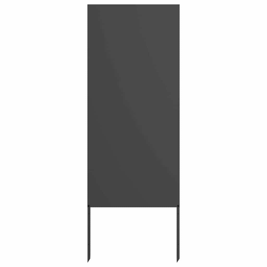 vidaXL Οθόνη Ιδιωτικότητας Κήπου Μαιανδρικό σχέδιο Μαύρο 50 x 140 εκ