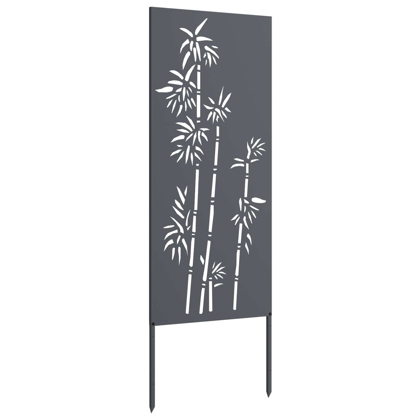 vidaXL Οθόνη Ιδιωτικότητας Κήπου Floral Ανθρακί 50 x 140 εκ