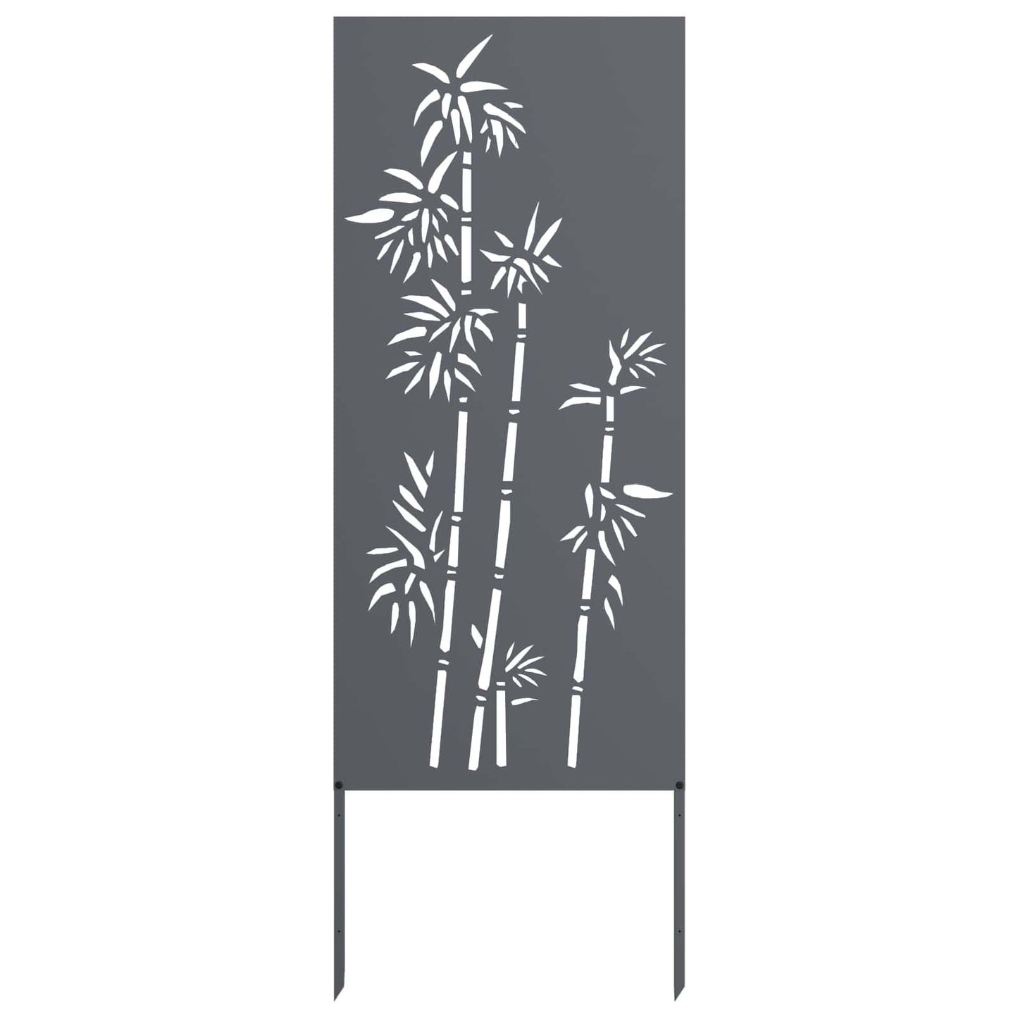 vidaXL Οθόνη Ιδιωτικότητας Κήπου Floral Ανθρακί 50 x 140 εκ