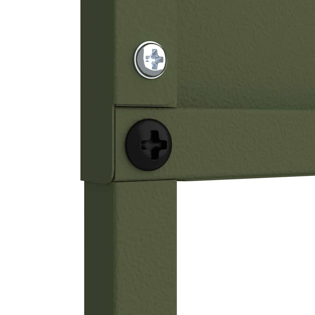 vidaXL Διακοσμητική Πλάκα Κήπου Λαδί 50 x 140 cm Κρύα έλαση από χάλυβα