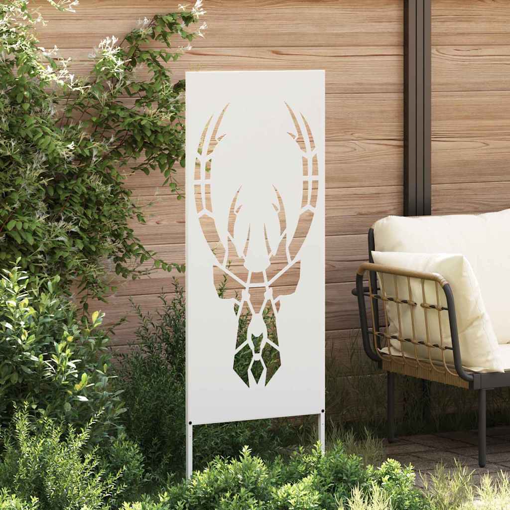 vidaXL Οθόνη Ιδιωτικότητας Κήπου Animal Print Λευκό 50 x 140 εκ