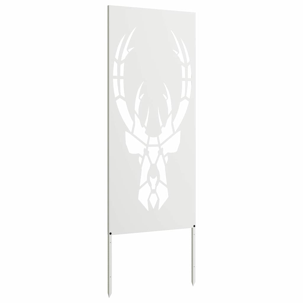 vidaXL Οθόνη Ιδιωτικότητας Κήπου Animal Print Λευκό 50 x 140 εκ