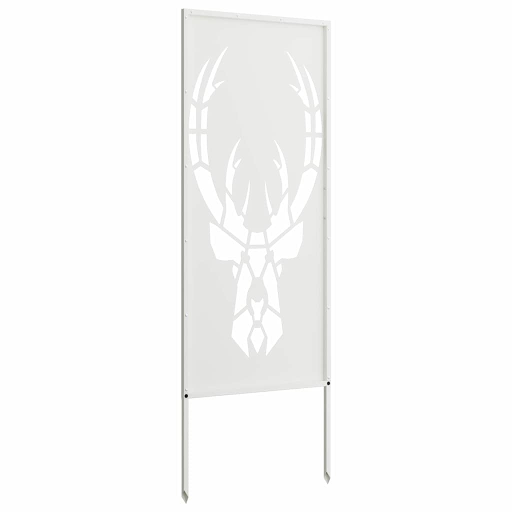 vidaXL Οθόνη Ιδιωτικότητας Κήπου Animal Print Λευκό 50 x 140 εκ