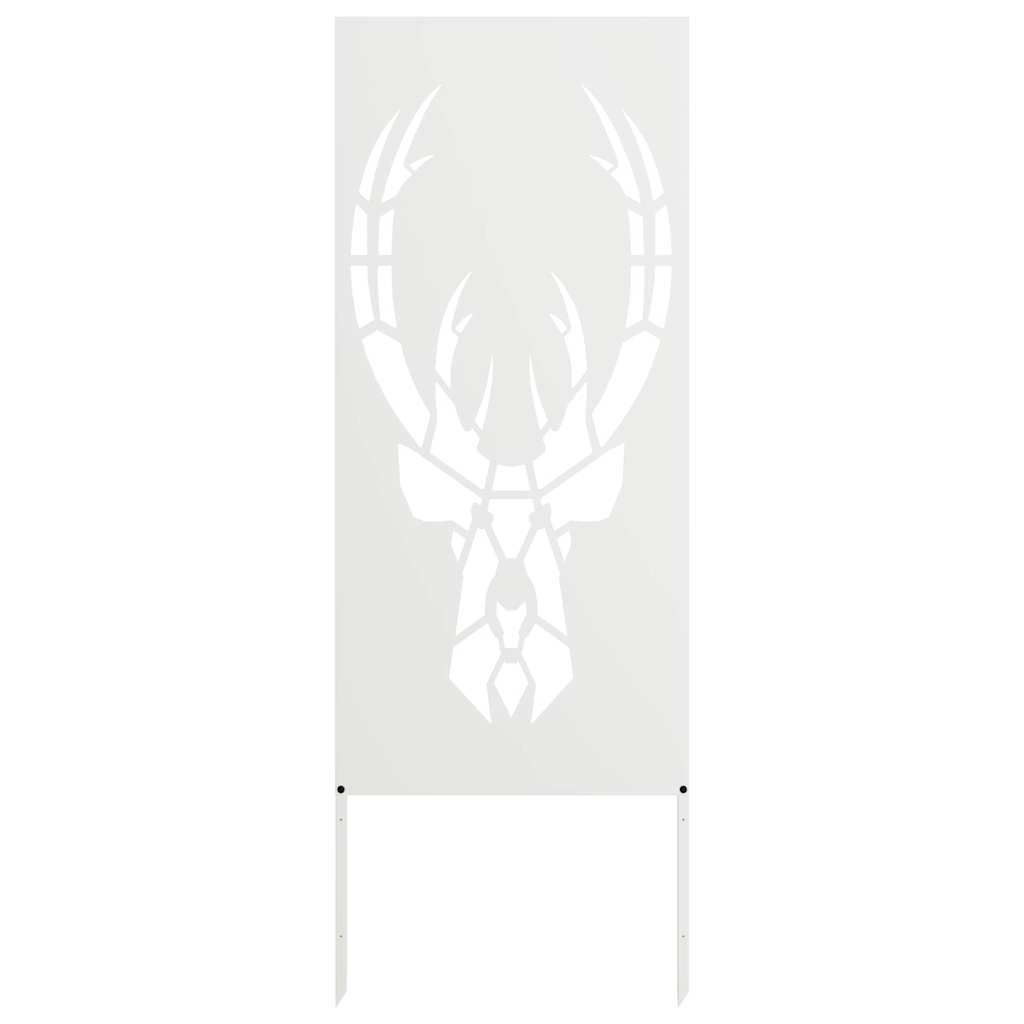 vidaXL Οθόνη Ιδιωτικότητας Κήπου Animal Print Λευκό 50 x 140 εκ