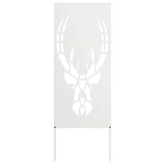 vidaXL Οθόνη Ιδιωτικότητας Κήπου Animal Print Λευκό 50 x 140 εκ