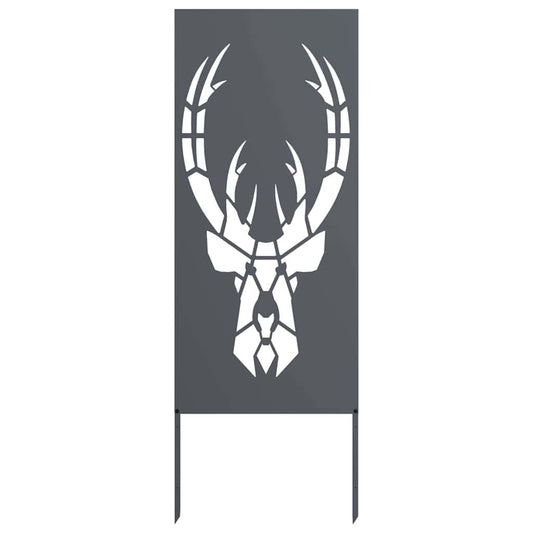 vidaXL Οθόνη Ιδιωτικότητας Κήπου Animal Print Ανθρακί 50 x 140 εκ