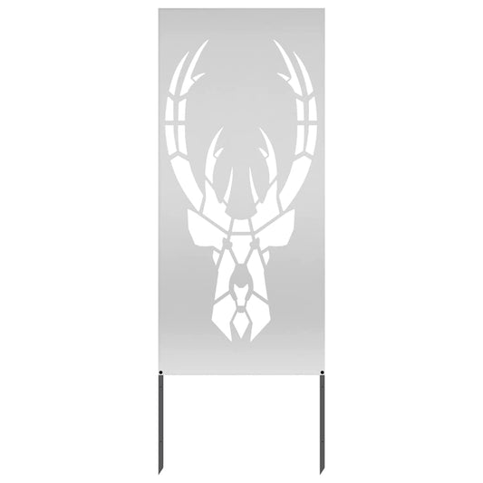 vidaXL Οθόνη Ιδιωτικότητας Κήπου Animal Print Ασημί 50 x 140 εκ