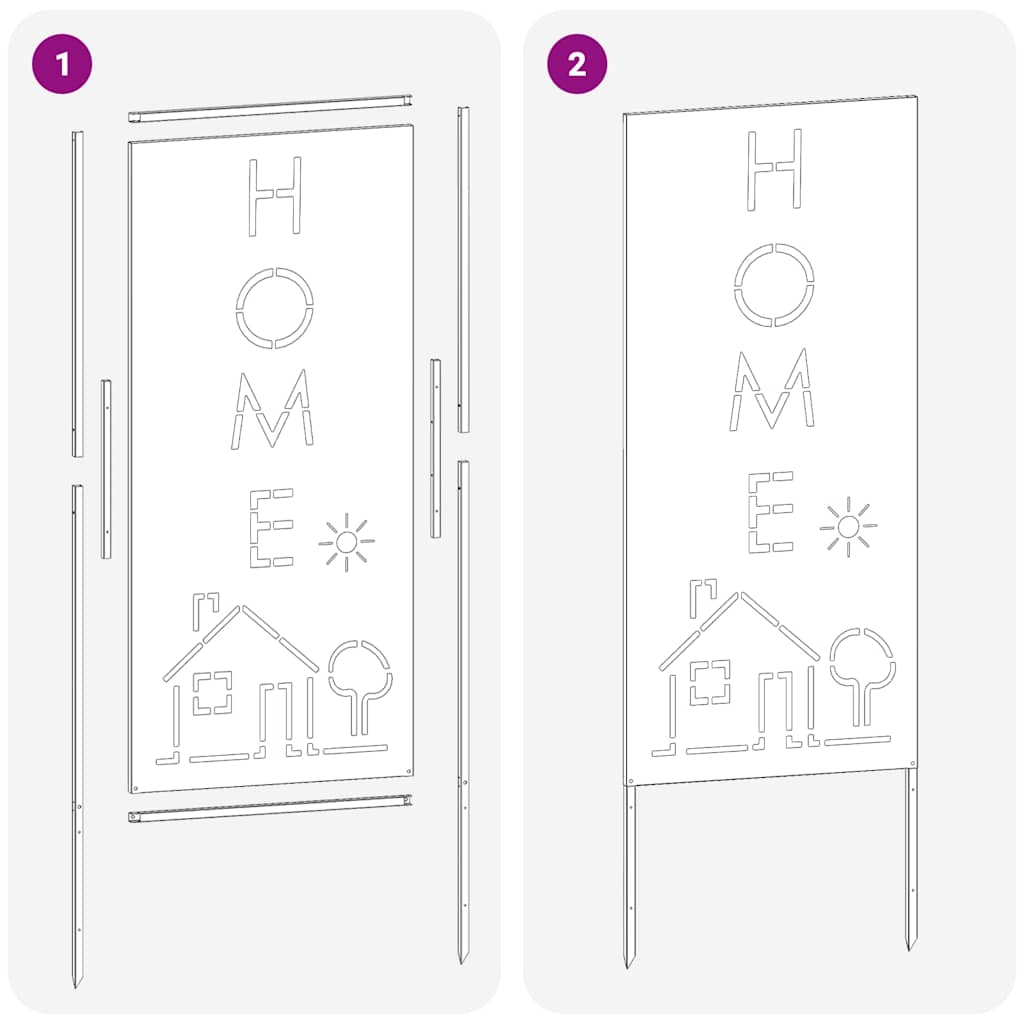 vidaXL Οθόνη Ιδιωτικότητας Κήπου Μαιανδρικό σχέδιο Λευκό 50 x 140 εκ