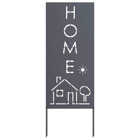 vidaXL Οθόνη Ιδιωτικότητας Κήπου Μαιανδρικό σχέδιο Ανθρακί 50 x 140 εκ