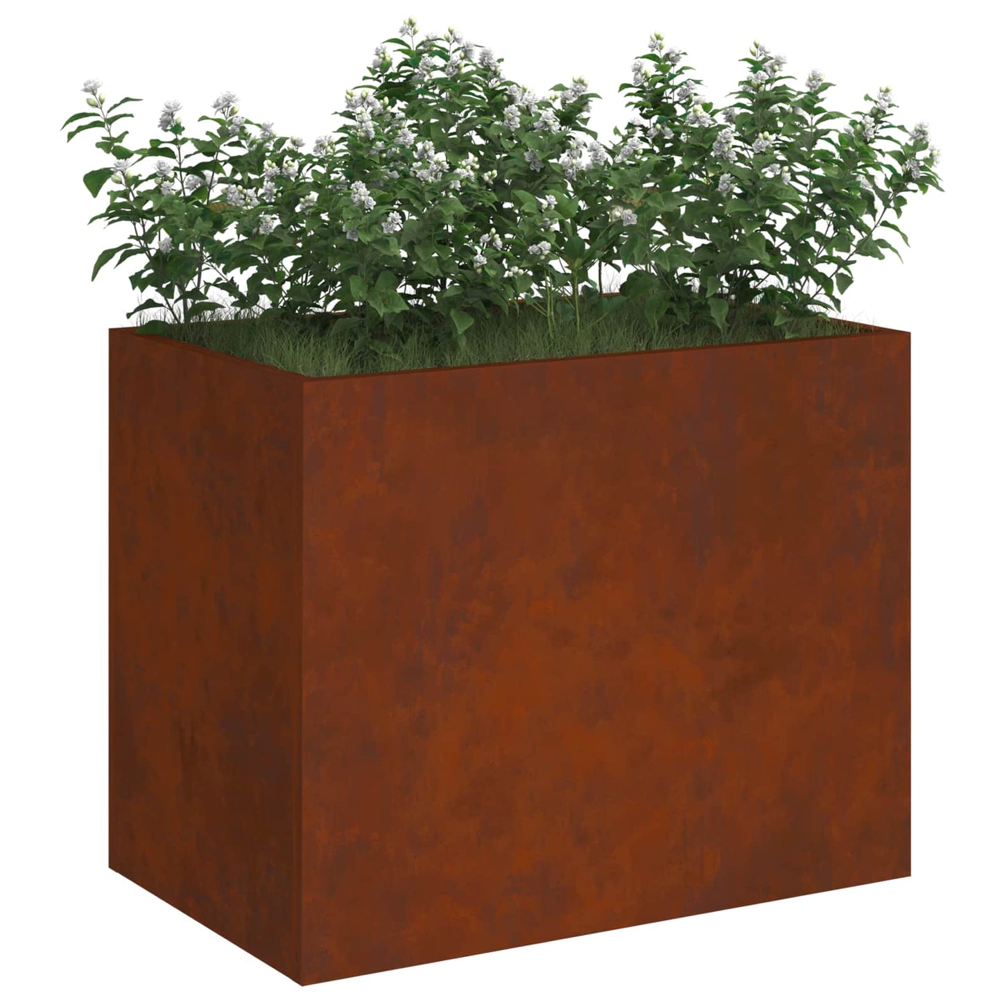 vidaXL Γλάστρα Κήπου Σκ rusty 50 x 32 x 40 εκ.