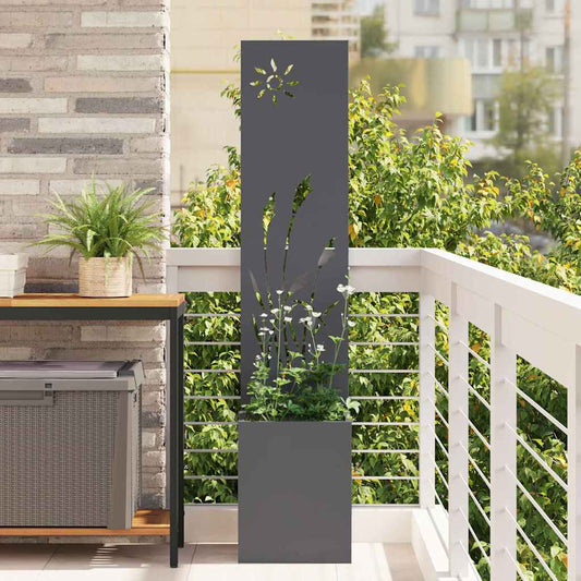 vidaXL Οθόνη Ιδιωτικότητας Κήπου Ανθρακί 32 x 140 εκ.