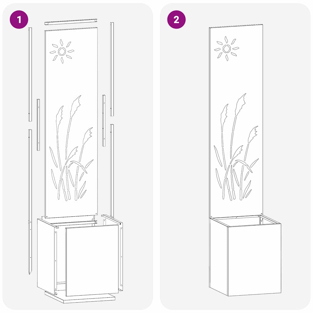 vidaXL Οθόνη Ιδιωτικότητας Κήπου Μαιανδρικό σχέδιο Λαδί 32 x 140 εκ.