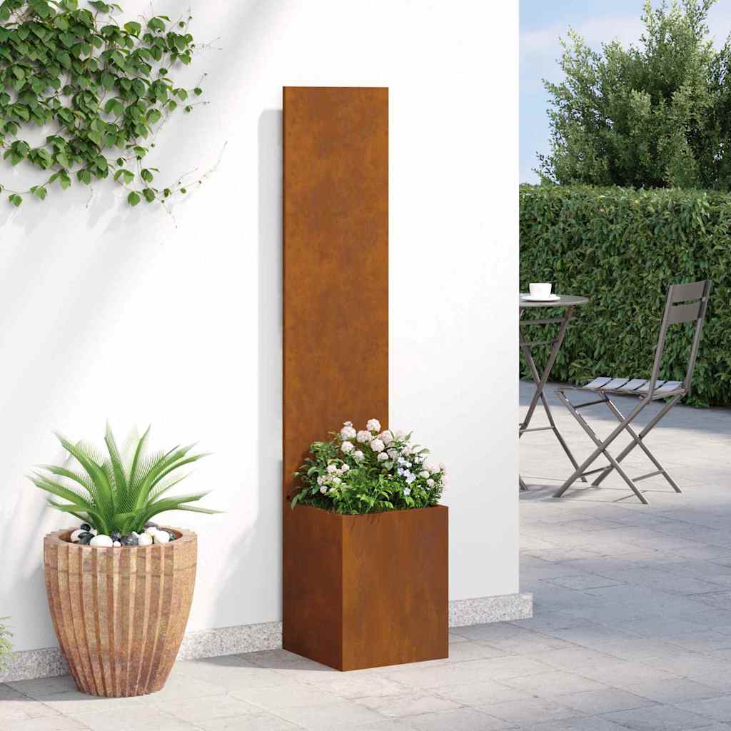 vidaXL Οθόνη Ιδιωτικότητας Κήπου Σκ rusty 32 x 140 εκ.
