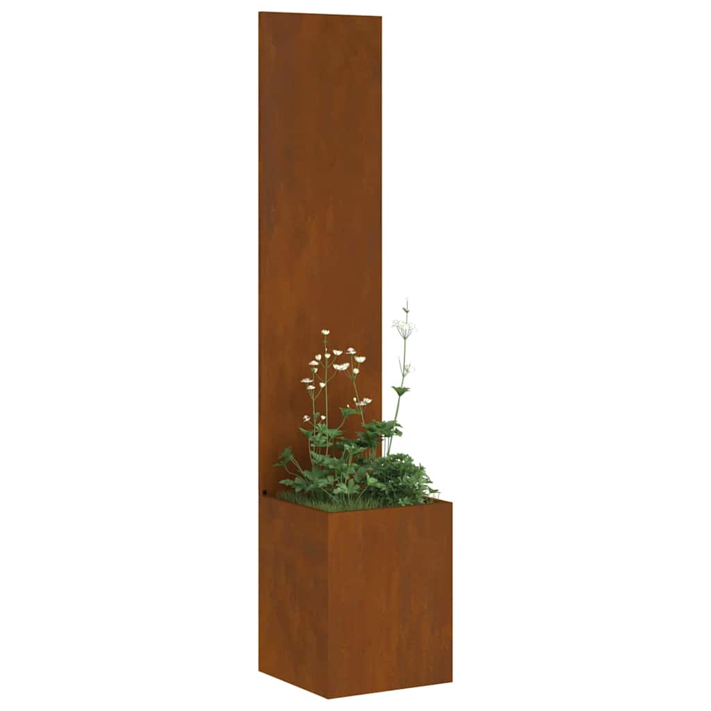 vidaXL Οθόνη Ιδιωτικότητας Κήπου Σκ rusty 32 x 140 εκ.