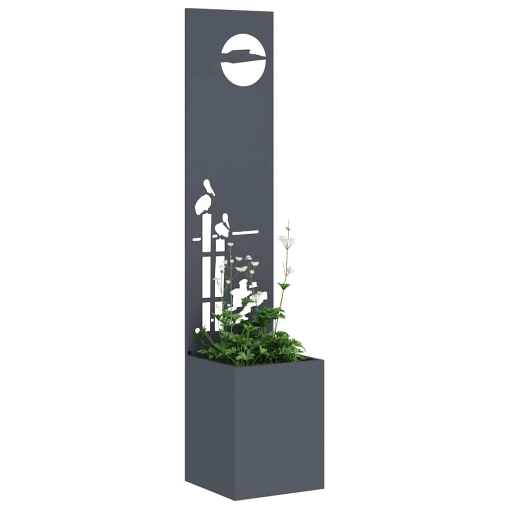 vidaXL Οθόνη Ιδιωτικότητας Κήπου Ανθρακί 32 x 140 εκ.