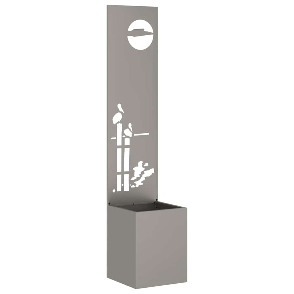 vidaXL Οθόνη Ιδιωτικότητας Κήπου Σκ rusty 32 x 140 εκ.