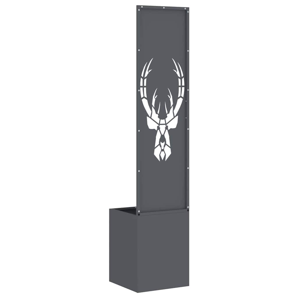 vidaXL Οθόνη Ιδιωτικότητας Κήπου Animal Print Ανθρακί 32 x 140 εκ.