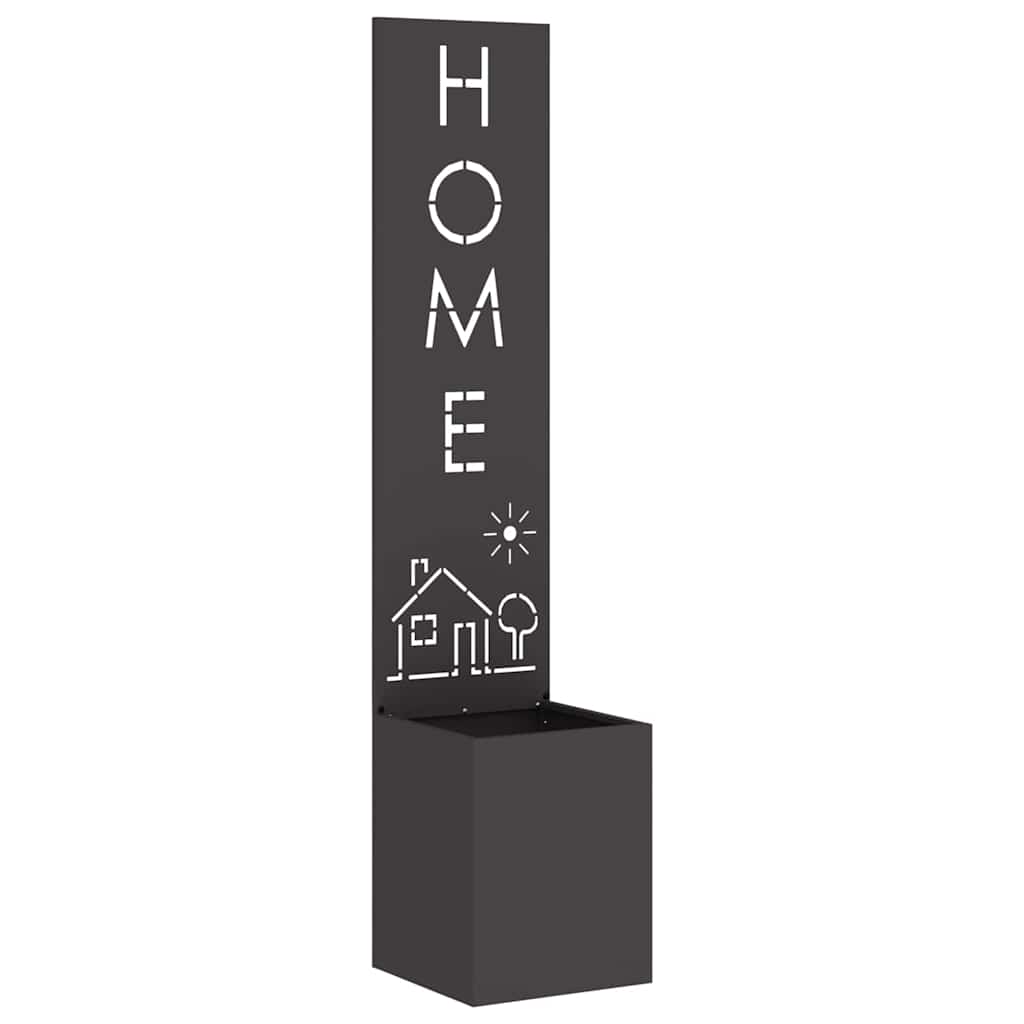 vidaXL Οθόνη Ιδιωτικότητας Κήπου Μαιανδρικό σχέδιο Μαύρο 32 x 140 εκ.