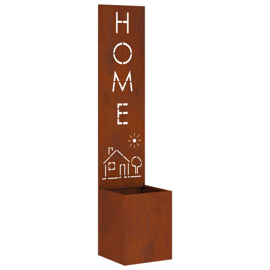 vidaXL Οθόνη Ιδιωτικότητας Κήπου Σκ rusty 32 x 140 εκ.