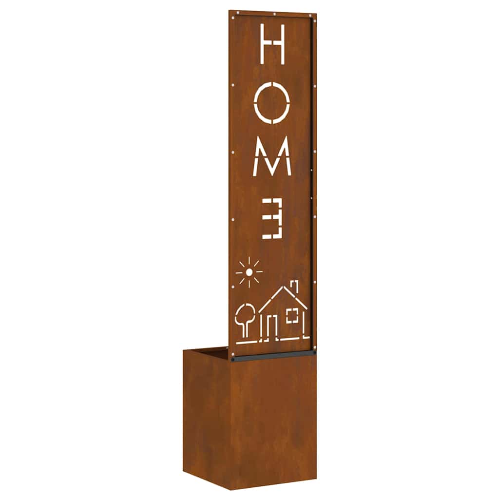 vidaXL Οθόνη Ιδιωτικότητας Κήπου Σκ rusty 32 x 140 εκ.