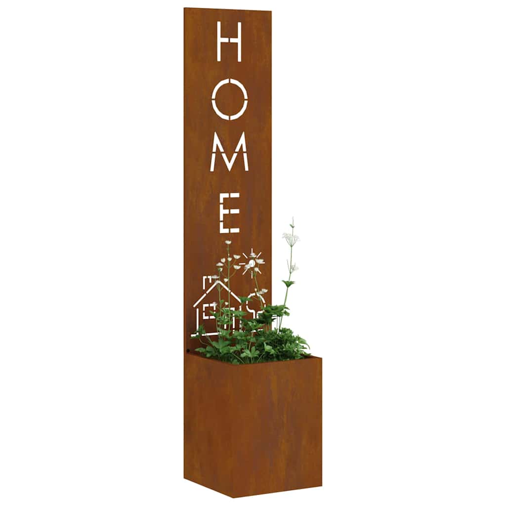 vidaXL Οθόνη Ιδιωτικότητας Κήπου Σκ rusty 32 x 140 εκ.