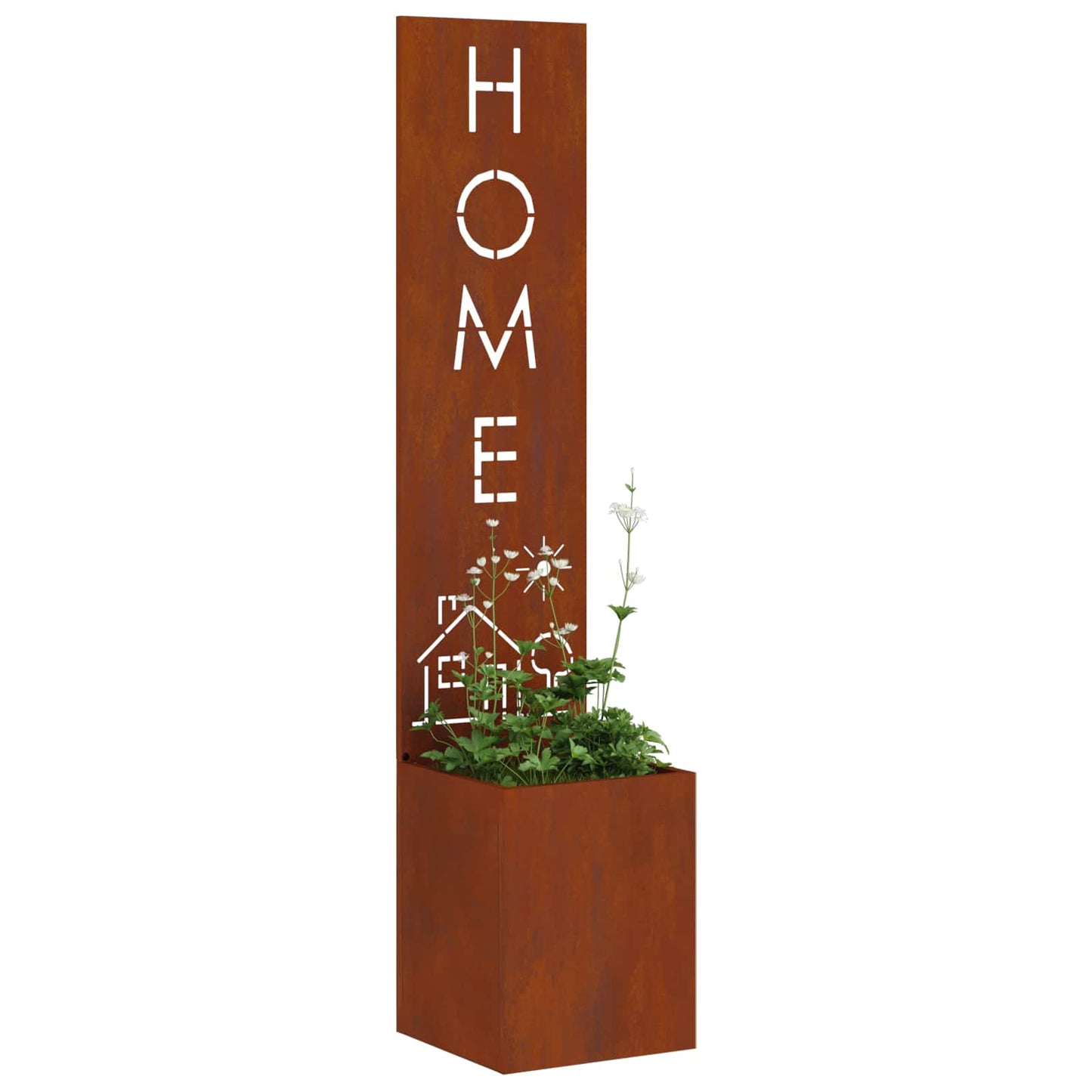 vidaXL Οθόνη Ιδιωτικότητας Κήπου Σκ rusty 32 x 140 εκ.