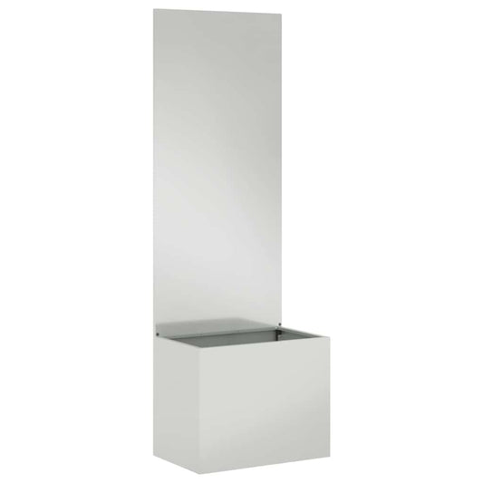 vidaXL Οθόνη Ιδιωτικότητας Κήπου Μαιανδρικό σχέδιο Ασημί 50 x 140 cm