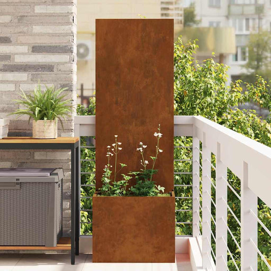 vidaXL Οθόνη Ιδιωτικότητας Κήπου Σκ rusty 50 x 140 cm