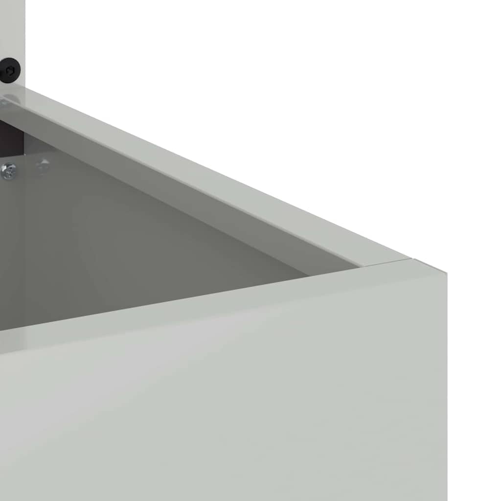 vidaXL Οθόνη Ιδιωτικότητας Κήπου Μαιανδρικό σχέδιο Ασημί 50 x 140 cm