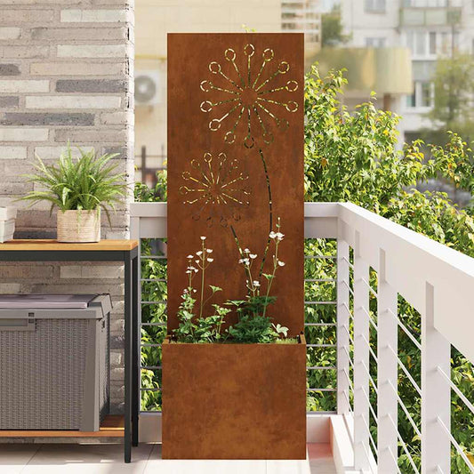 vidaXL Οθόνη Ιδιωτικότητας Κήπου Σκ rusty 50 x 140 cm