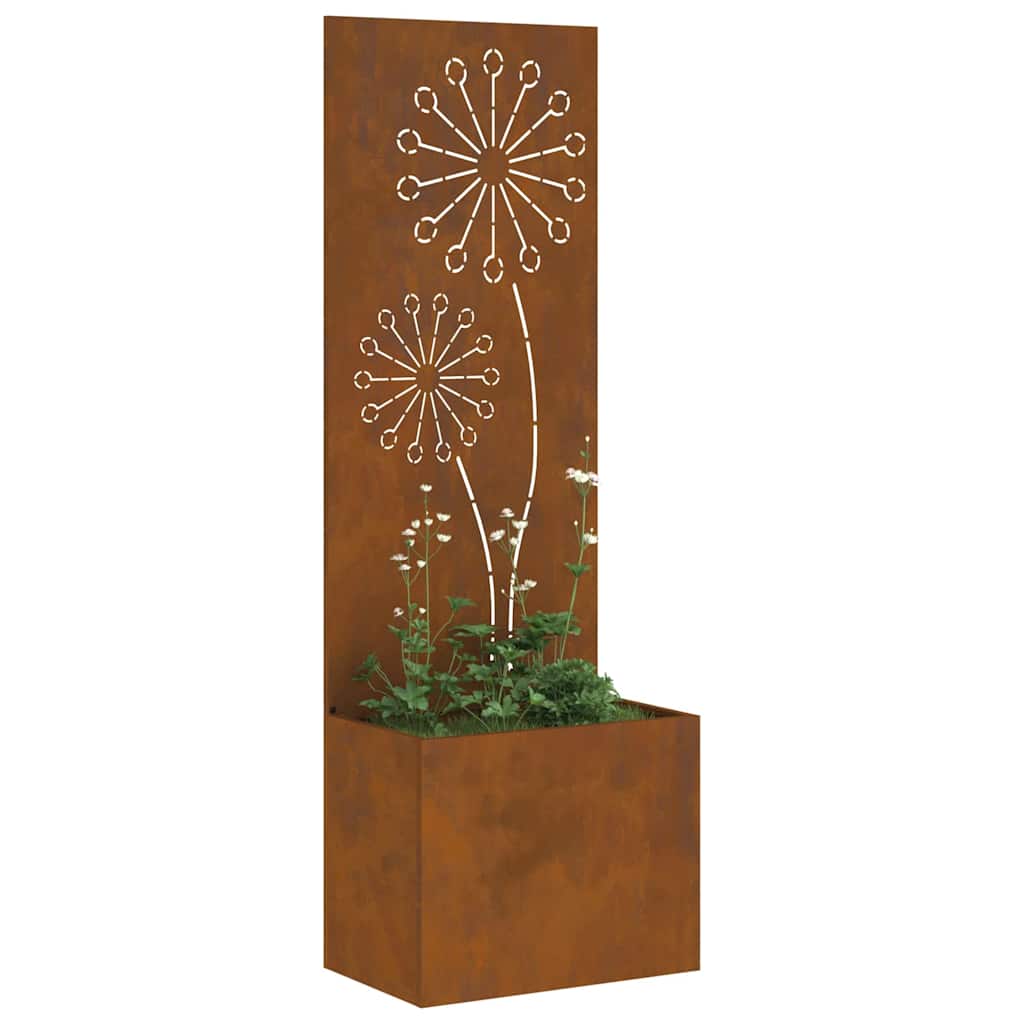 vidaXL Οθόνη Ιδιωτικότητας Κήπου Σκ rusty 50 x 140 cm