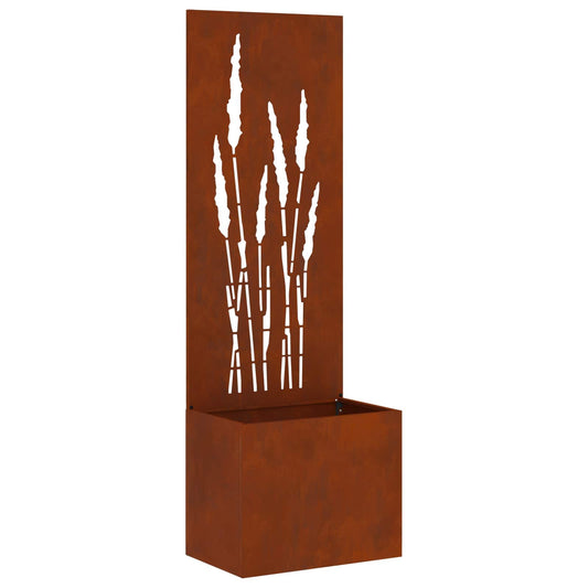 vidaXL Οθόνη Ιδιωτικότητας Κήπου Σκ rusty 50 x 32 x 150 εκ