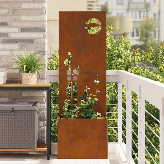 vidaXL Οθόνη Ιδιωτικότητας Κήπου Σκ rusty 50 x 140 cm